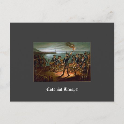 koloniale troops briefkaart (Voorkant)