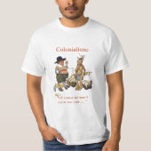 Kolonialisme Settler en Native American Shirt (Voorkant)