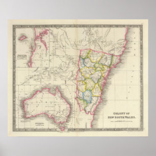 Kolonie van New South Wales Poster