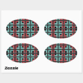 Kolonisatie-Stickers Ovale Sticker (Vel)