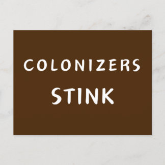 Kolonisatoren stinken briefkaart
