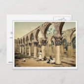 Kolonnade van de oude moskee, Baalbek, Heilige Laa Briefkaart (Voorkant / Achterkant)