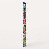 KOLOPENDE VOGELS EN ZWEEKDIEREN BLAUW-MONOGRAM Case-Mate iPhone CASE (Achterkant/links)