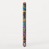 KOLOPENDE VOGELS EN ZWEEKDIEREN BLAUW-MONOGRAM Case-Mate iPhone CASE (Achterkant/rechts)