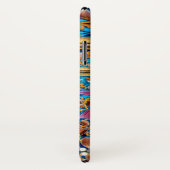 KOLOPENDE VOGELS EN ZWEEKDIEREN BLAUW-MONOGRAM Case-Mate iPhone CASE (Achterkant / rechts)