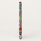 KOLOPENDE VOGELS EN ZWEEKDIEREN BLAUW-MONOGRAM Case-Mate iPhone CASE (Achterkant/links)