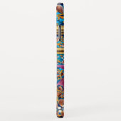 KOLOPENDE VOGELS EN ZWEEKDIEREN BLAUW-MONOGRAM Case-Mate iPhone CASE (Achterkant/rechts)