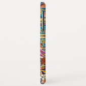 KOLOPENDE VOGELS EN ZWEEKDIEREN BLAUW-MONOGRAM Case-Mate iPhone CASE (Achterkant/links)