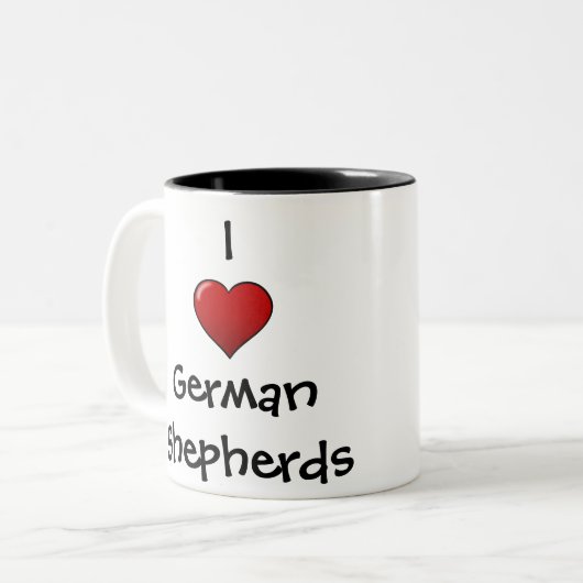 Kolorful "Kriss" Tweekleurige Koffiemok (Voorkant links)