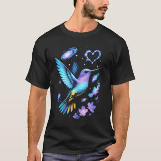 Koloriet van de kolibrie in de natuur t-shirt