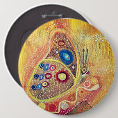 Kolossaal, 15,2 cm (6") Ronde Speld Vlinder Ronde Button 6,0 Cm (Voorkant /achterkant)