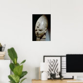 Kolossaal hoofd van Amenhotep III van al-Qurnah Poster (Thuiskantoor)