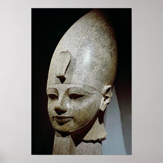 Kolossaal hoofd van Amenhotep III van al-Qurnah Poster (Voorkant)