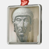 Kolossaal hoofd van keizer Constantine I Metalen Ornament (Links)