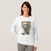 Kolossaal hoofd van keizer Constantine I T-shirt (Voorkant volledig)