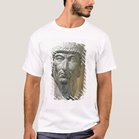 Kolossaal hoofd van keizer Constantine I T-shirt (Voorkant)