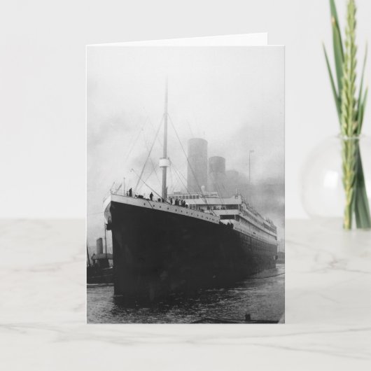 Kolossaal in dok in Southampton Kaart (Voorkant)