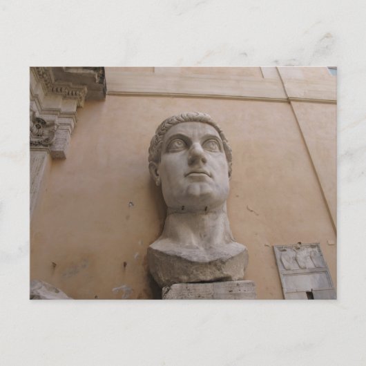 Kolossaal standbeeld van Constantine, Rome, 315-22 Briefkaart (Voorkant)