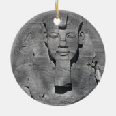 Kolossaal standbeeld van Ramesses II in Abu Simbel Keramisch Ornament (Achterkant)