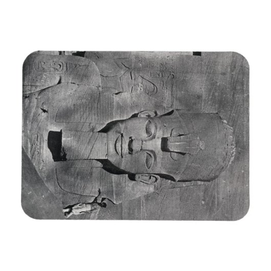 Kolossaal standbeeld van Ramesses II in Abu Simbel Magneet (Horizontaal)