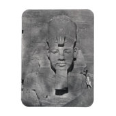 Kolossaal standbeeld van Ramesses II in Abu Simbel Magneet (Verticaal)