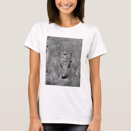 Kolossaal standbeeld van Ramesses II in Abu Simbel T-shirt (Voorkant)