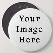 Kolossale extra grote ronde Button pop - Gepersona (Voorkant /achterkant)