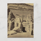 Kolossale figuren, de Grote tempel in Abu Sunbul Briefkaart (Voorkant)
