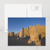 Kolossale hoofdstandbeelden van goden die de 2 bew briefkaart (Voorkant / Achterkant)