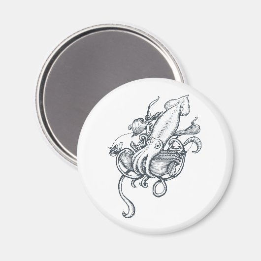 Kolossale inktvis magneet (Voorkant / Achterkant)