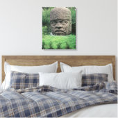 Kolossale kop canvas afdruk (Insitu (Slaapkamer))