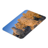 Kolossale kopbeelden van goden die de magneet (Linkerzijde)