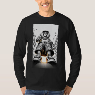 Kolossale Lion lange mouw T-shirt