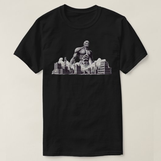Kolossale Titan BW T-shirt (Design voorkant)