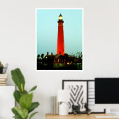 Kolossale Vuurtoren Daytona p 52" x 72" Art. Poster (Thuiskantoor)