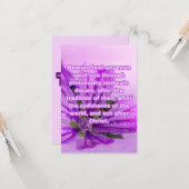 Kolossenzen 2:8 KJV Bijbel Verse Pic Groet Kaart (Voorkant / Achterkant in situ)