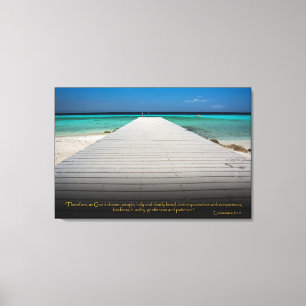 Kolossenzen 3:12 Christelijk Bijbelvers Canvas Art