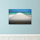 Kolossenzen 3:12 Christelijk Bijbelvers Canvas Art Afdruk (Insitu (Houten vloer))