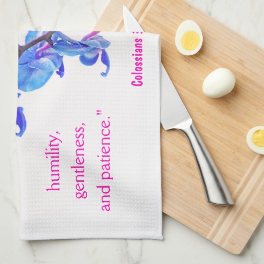 Kolossenzen 3:12 Keukenhanddoek (Quarter Fold)