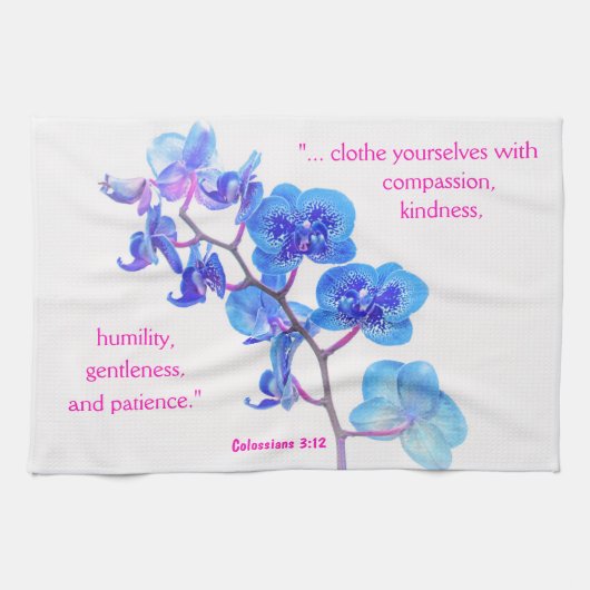 Kolossenzen 3:12 Keukenhanddoek (Horizontaal)