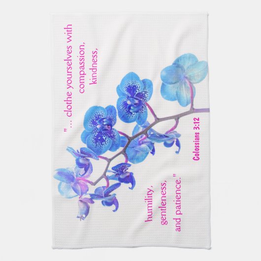 Kolossenzen 3:12 Keukenhanddoek (Verticaal)