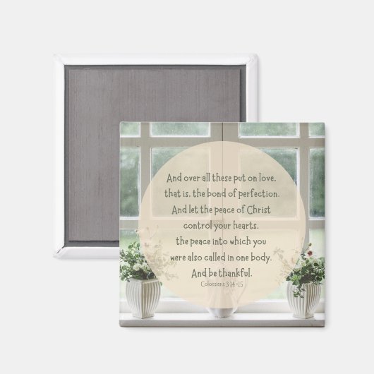 Kolossenzen 3:14-15 2" magneet (Voorkant / Achterkant)