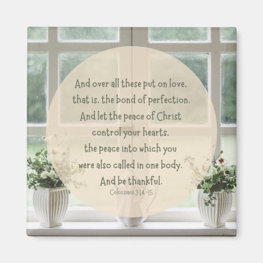 Kolossenzen 3:14-15 2" magneet (Voorkant)