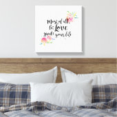 Kolossenzen 3:14 Canvas Print (Insitu (Slaapkamer))