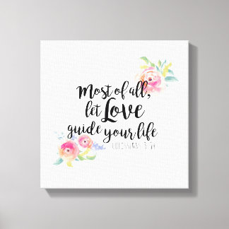 Kolossenzen 3:14 Canvas Print