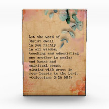 Kolossenzen 3:16 NKJ Bijbelvers Afbeelding