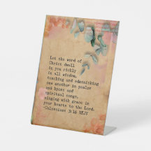 Kolossenzen 3:16 NKJ Bijbelvers Afbeelding