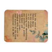 Kolossenzen 3:16 NKJV Bijbel Verse Magneet (Horizontaal)