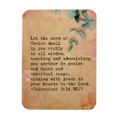 Kolossenzen 3:16 NKJV Bijbel Verse Magneet (Verticaal)