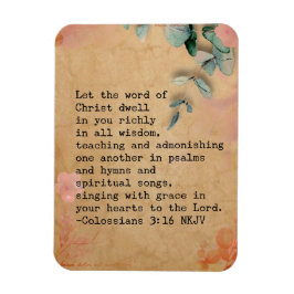 Kolossenzen 3:16 NKJV Bijbel Verse Magneet